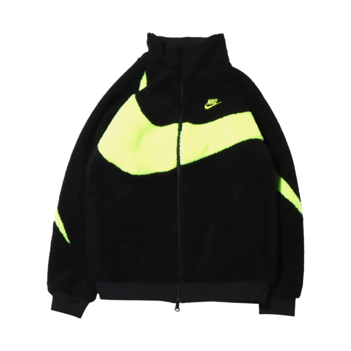 Nike Nike Big Swoosh Full Zip Jacket Black Volt · M