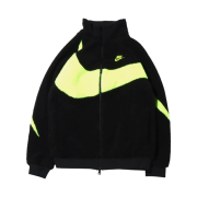 Nike Big Swoosh Full Zip Jacket Black Volt