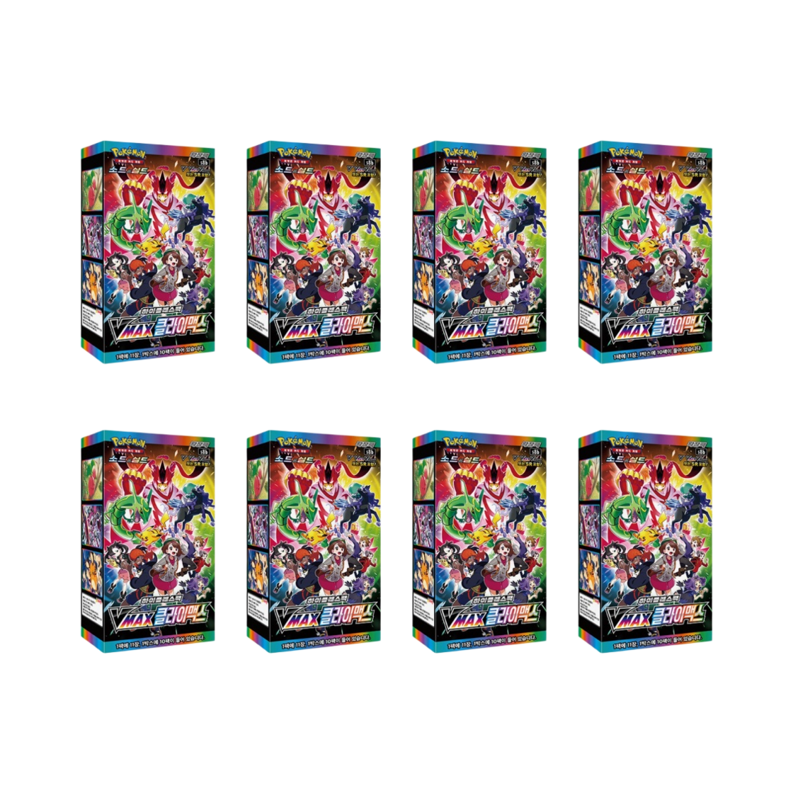 포켓몬 TCG 소드 & 실드 하이클래스팩 브이맥스 클라이맥스 8박스 (총 80팩)(Pokemon TCG Sword & Shield High Class Pack Vmax Climax 8 Boxes (Total Pack of 80))