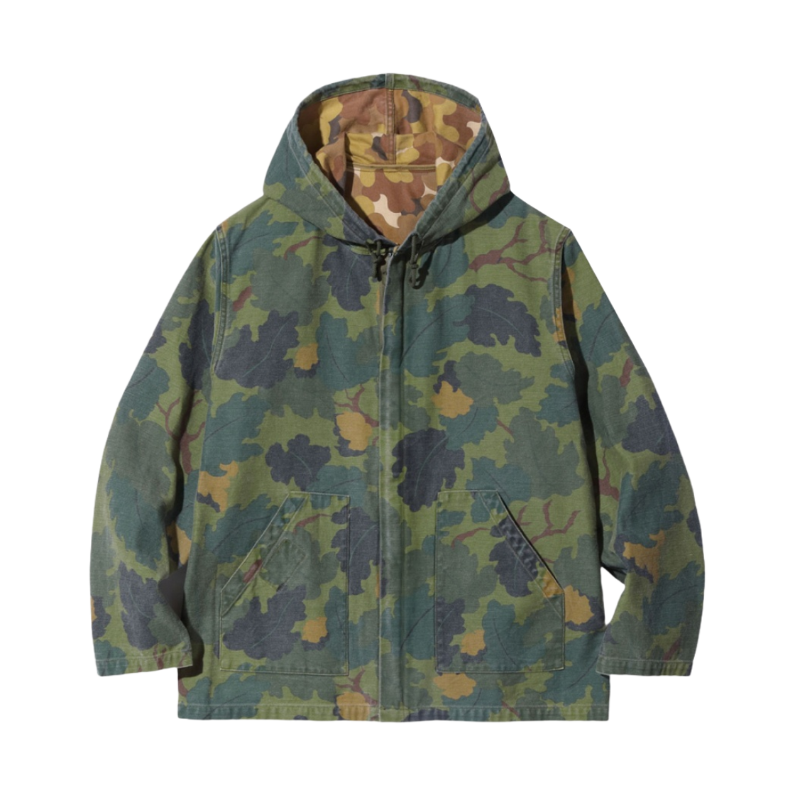 BR15519 Buzz Rickson's Mitchel Pattern Parka Civilian Model Camouflage