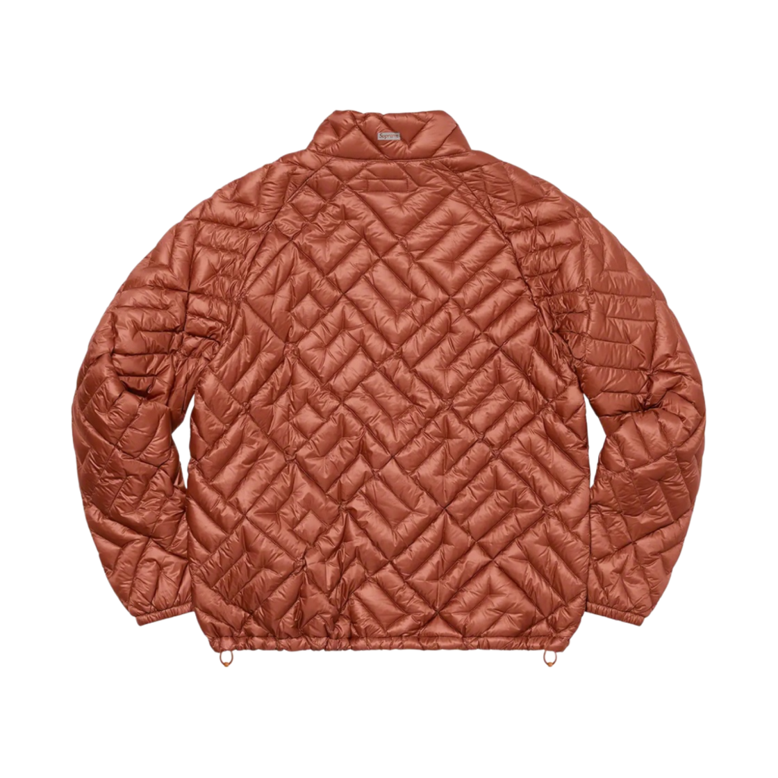 슈프림 스펠아웃 퀼티드 라이트웨이트 다운 자켓 러스트 - 22SS(Supreme Spellout Quilted Lightweight Down Jacket Rust - 22SS) - 2