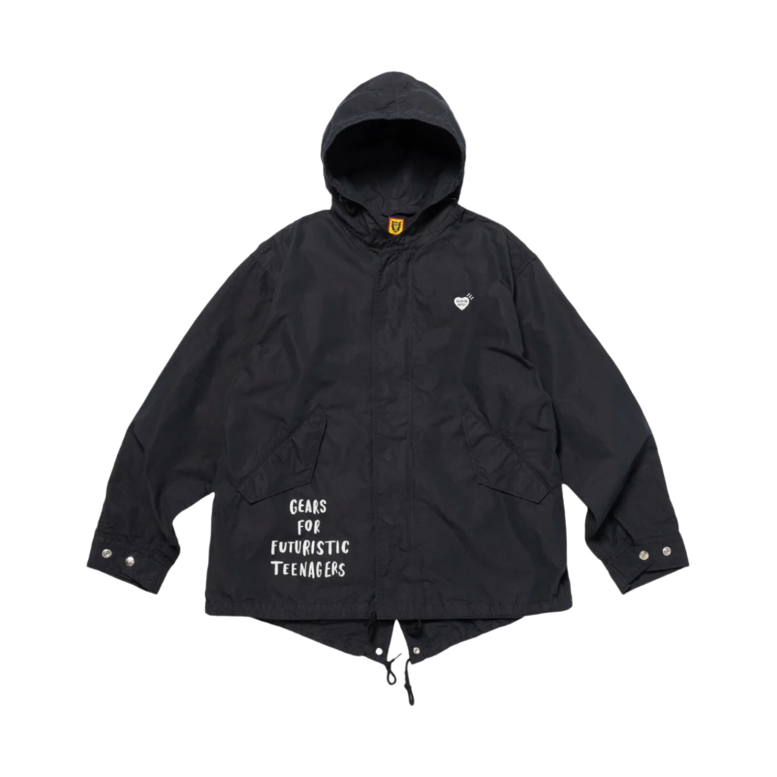 휴먼 메이드 후드 코트 블랙(Human Made Hooded Coat Black) - 1