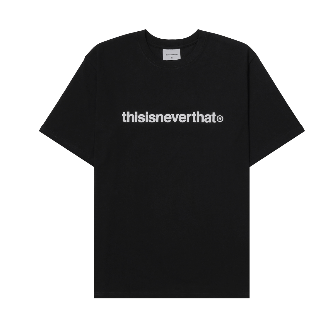 디스이즈네버댓 T 로고 티셔츠 블랙(Thisisneverthat T Logo T-Shirt Black)