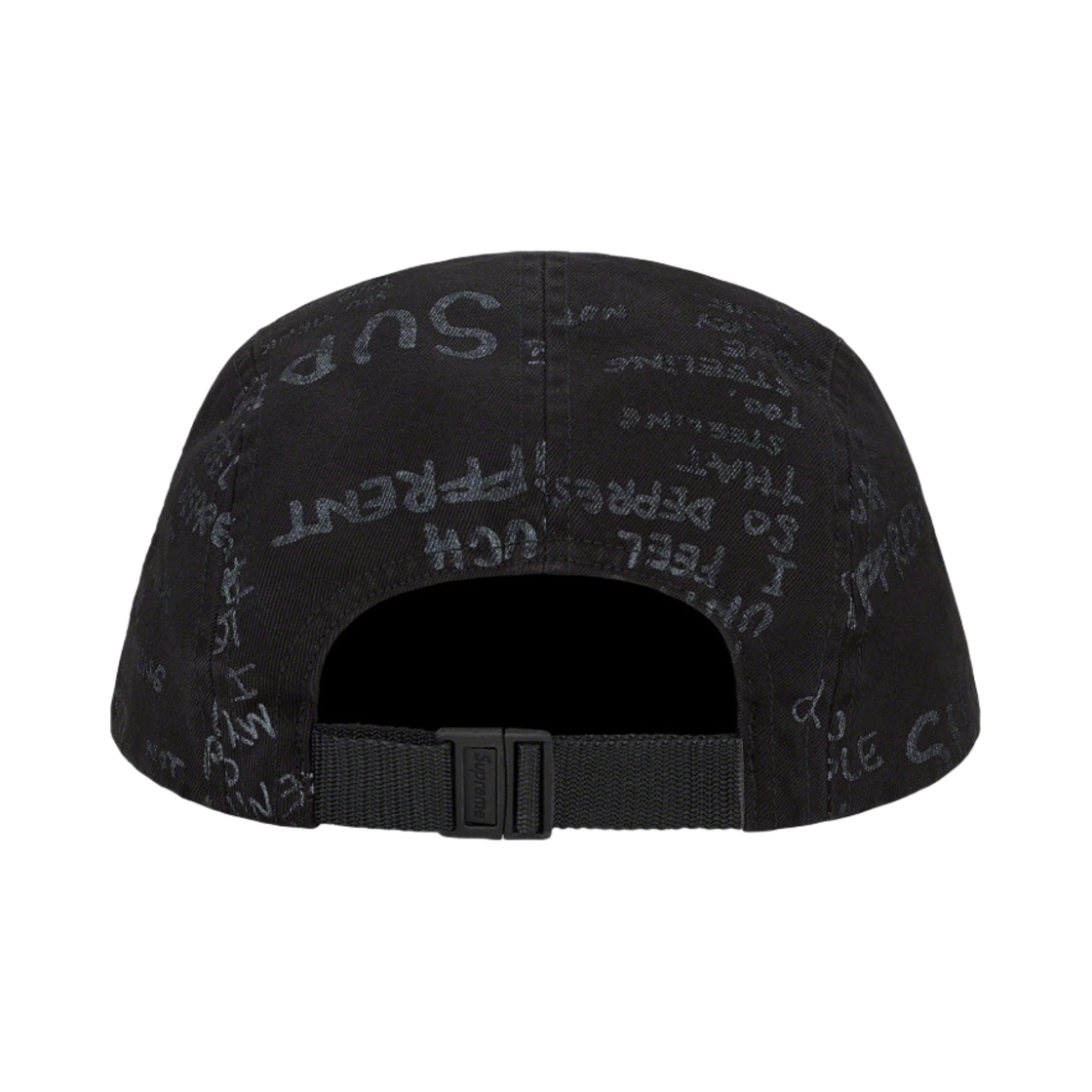 슈프림 곤즈 포엠 캠프캡 블랙 - 23SS(Supreme Gonz Poems Camp Cap Black - 23SS) - 2