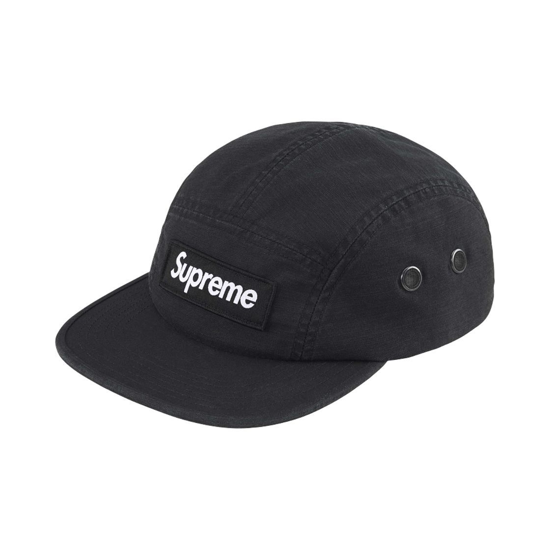 슈프림 밀리터리 캠프캡 블랙 - 25SS(Supreme Military Camp Cap Black - 25SS)