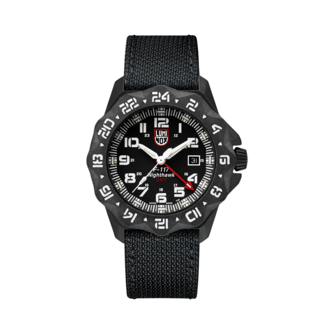 XA-6441 Luminox F-117 Nighthawk 44mm Pilot Kevlar Black