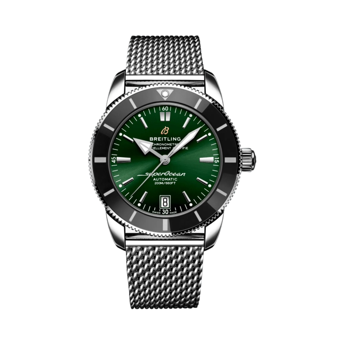 AB2010121L1A1 Breitling Superocean Heritage B20 Automatic 42 Steel Green Metal
