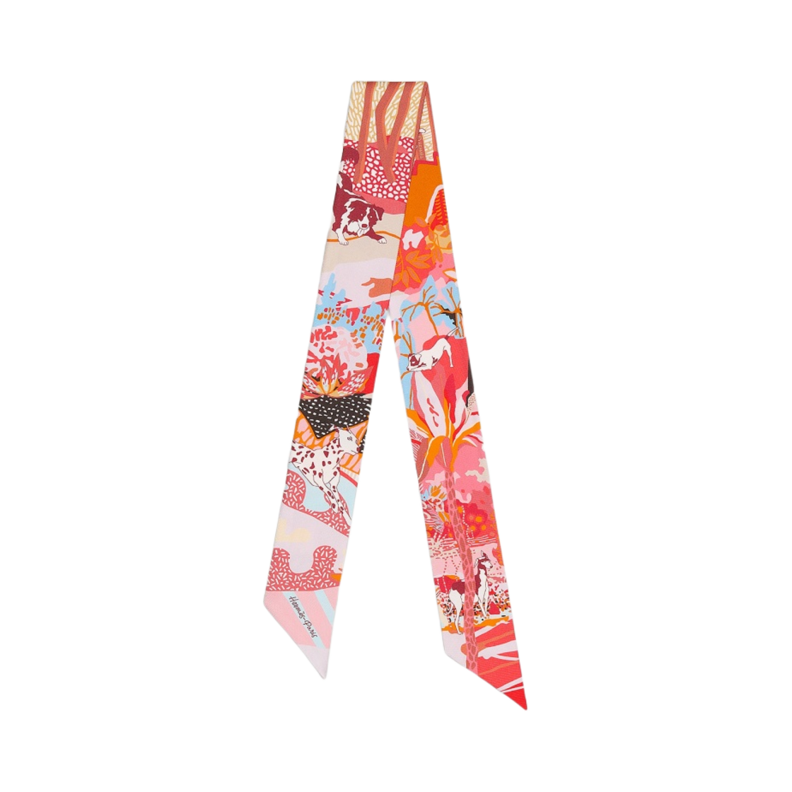 (W) 에르메스 엔 리버트 트윌리 로즈 블루 루즈((W) Hermes En Liberte Twilly Rose Bleu Rouge) - 1