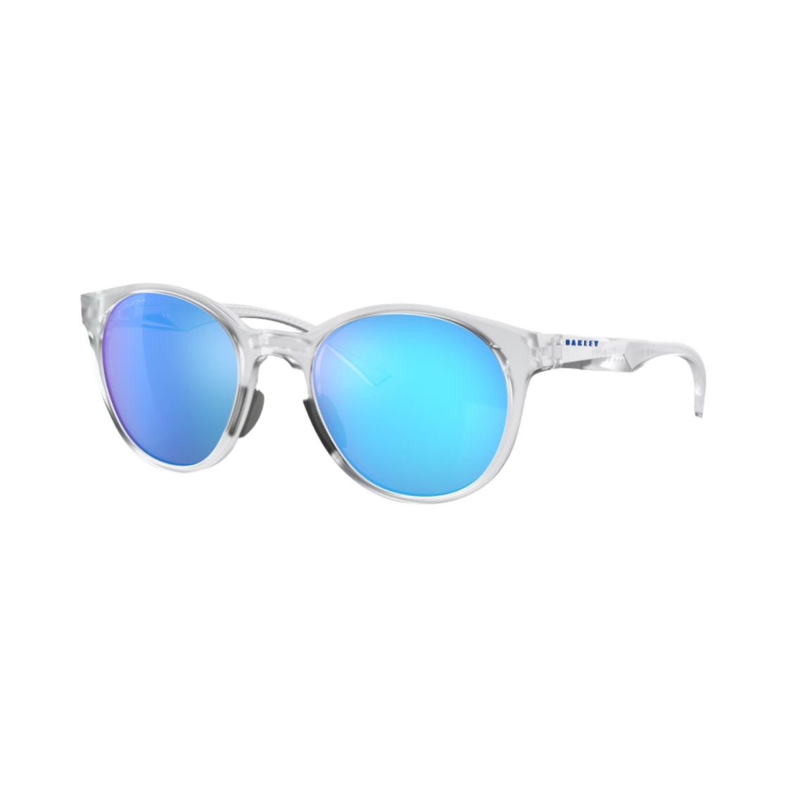 오클리 스핀드리프트 매트 클리어 프레임 프리즘 사파이어 렌즈 하이 브릿지 핏(Oakley Spindrift Matte Clear Frame Prizm Sapphire Lenses High Bridge Fit) - 1