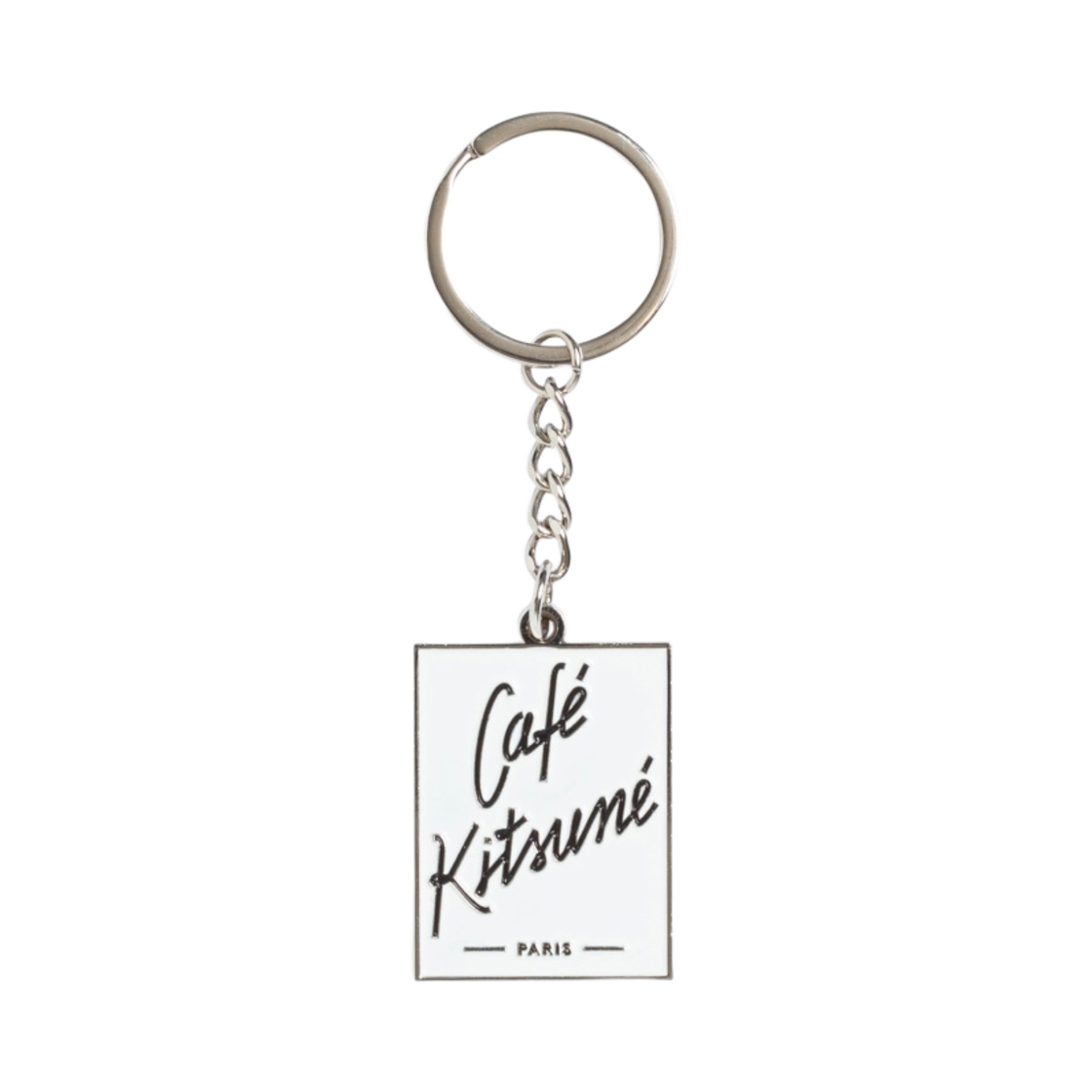 SPCKU06500-LT Maison Kitsune Cafe Kitsune Keyring Latte