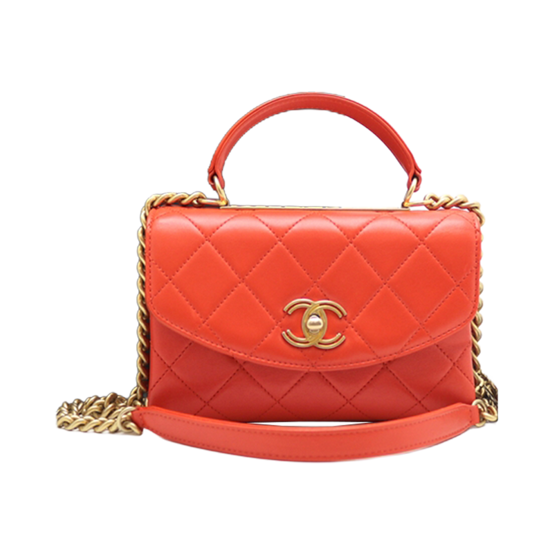 ITCTAGK2PICP Chanel Lettering Top Handle Small Shoulder Bag