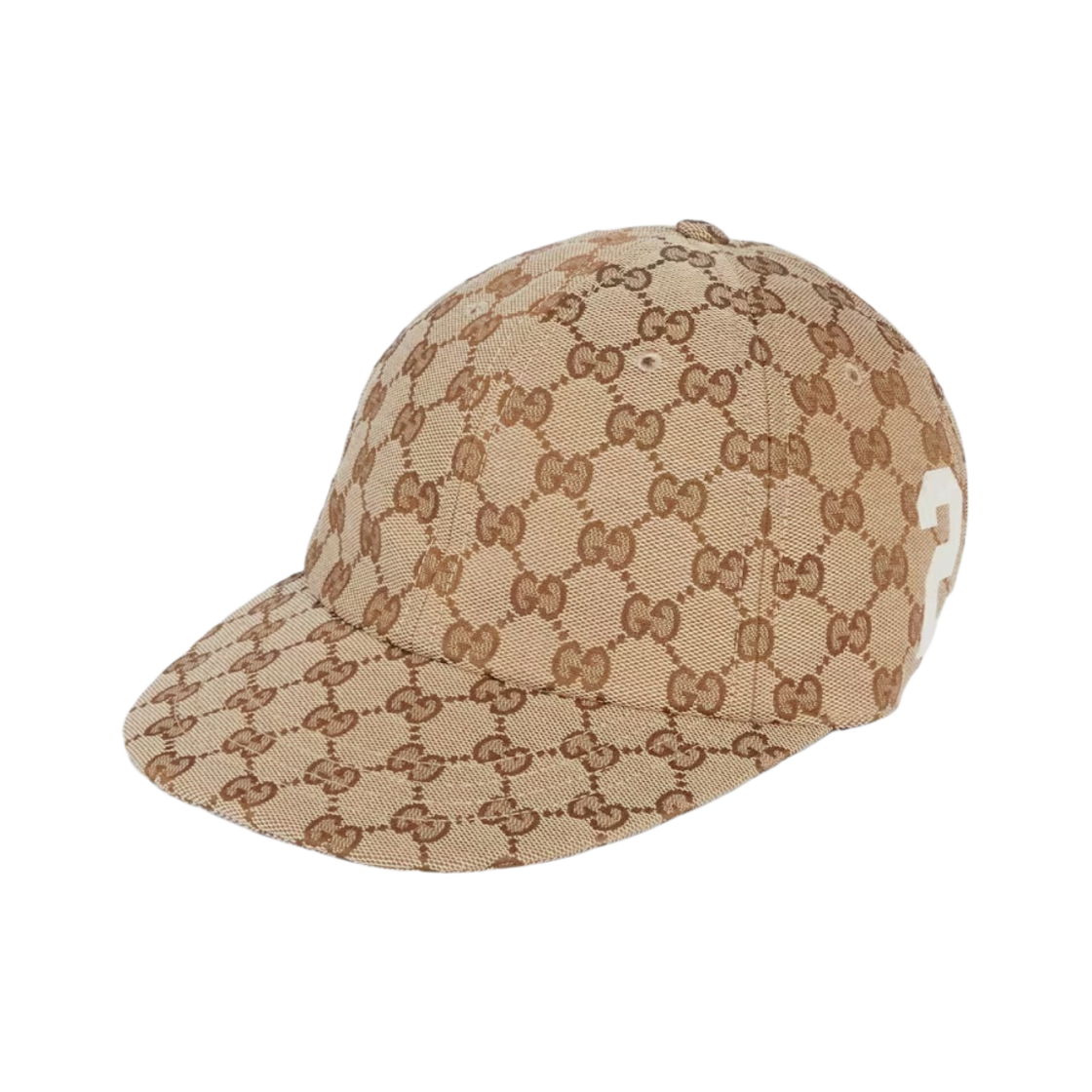 구찌 GG 코튼 캔버스 베이스볼 햇 베이지 에보니(Gucci GG Cotton Canvas Baseball Hat Beige Ebony) - 1