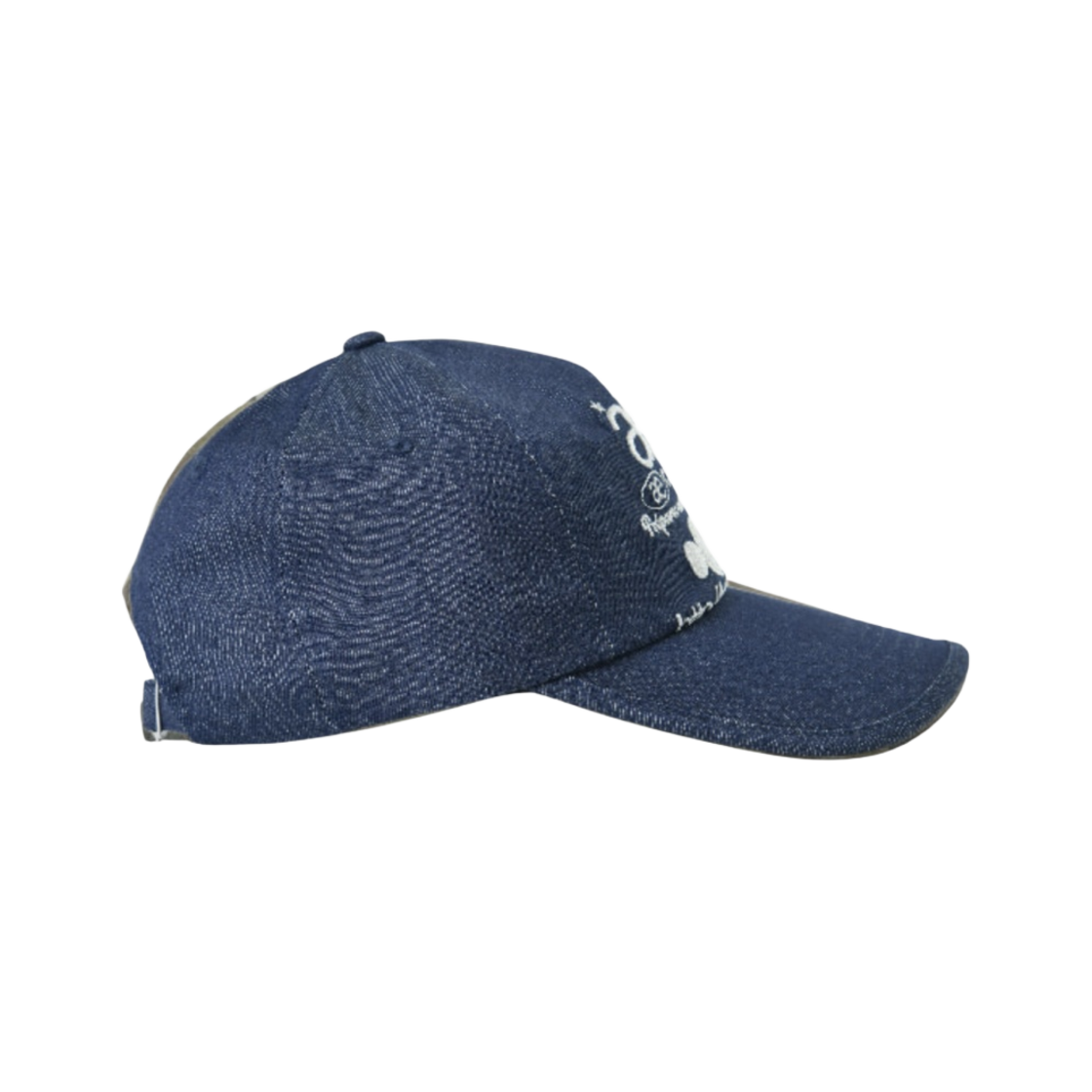 에이에이 웹 로고 데님 5 패널 캡 미드 블루(Aeae Web Logo Denim 5 Pannel Cap Mid Blue) - 3