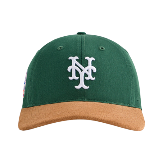 KHM051017-302 Kith & '47 for the New York Mets Twill Classic Cap with Suede Brim Stadium