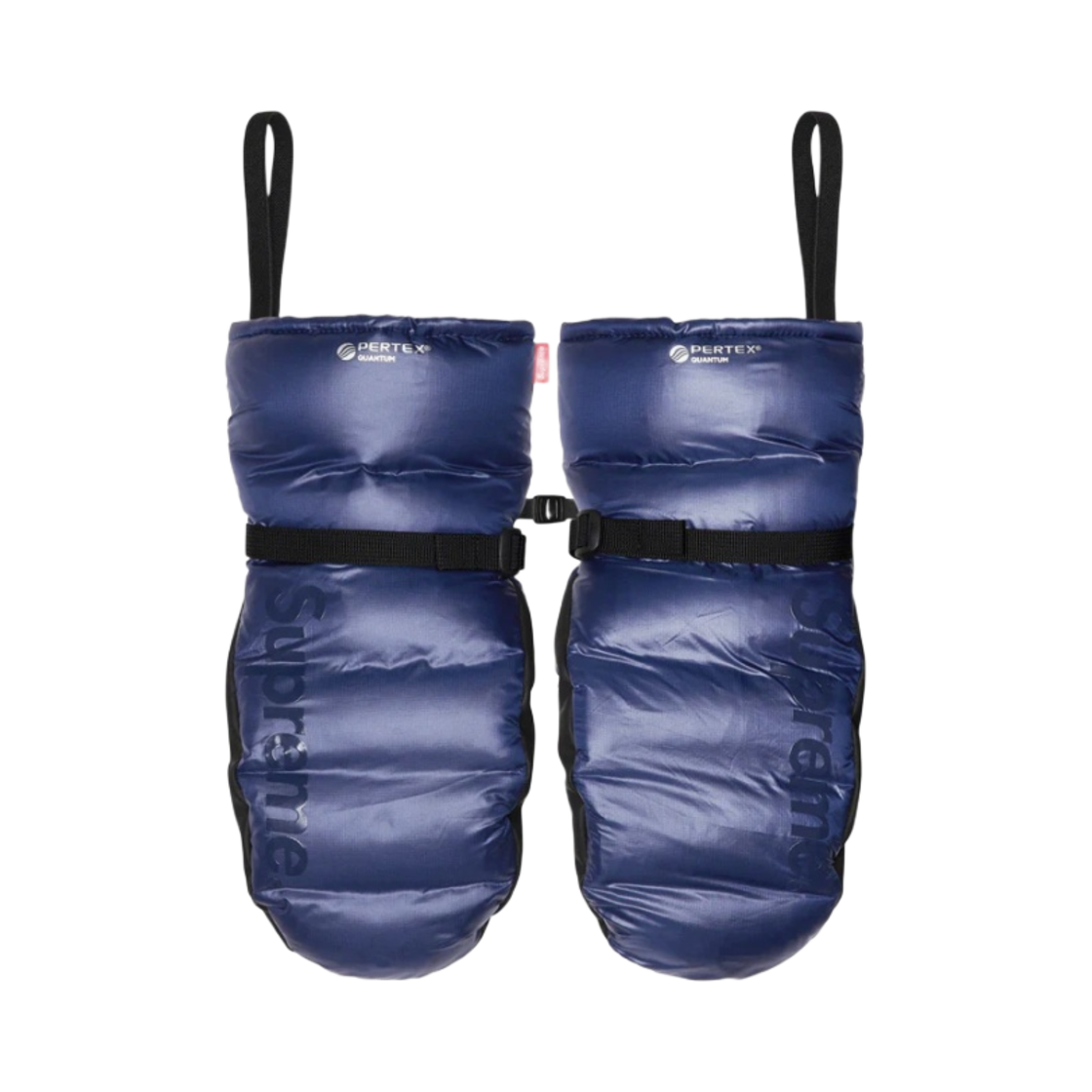 - Supreme Featherweight Down Mittens Navy - 23FW