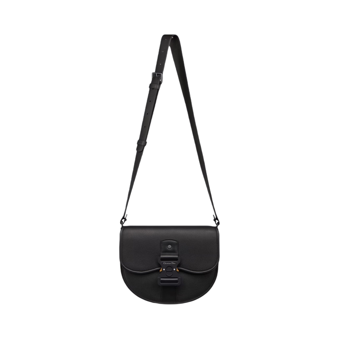 디올 스트랩 갤럽백 그레인드 카프스킨 블랙(Dior Gallop Bag with Strap Grained Calfskin Black) - 5