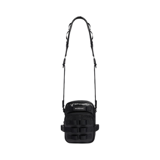 Balenciaga Army Crossbody Messenger Bag Black