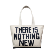 Collect Pieces There Is Nothing New Souvenir Tote Bag Natural Navy