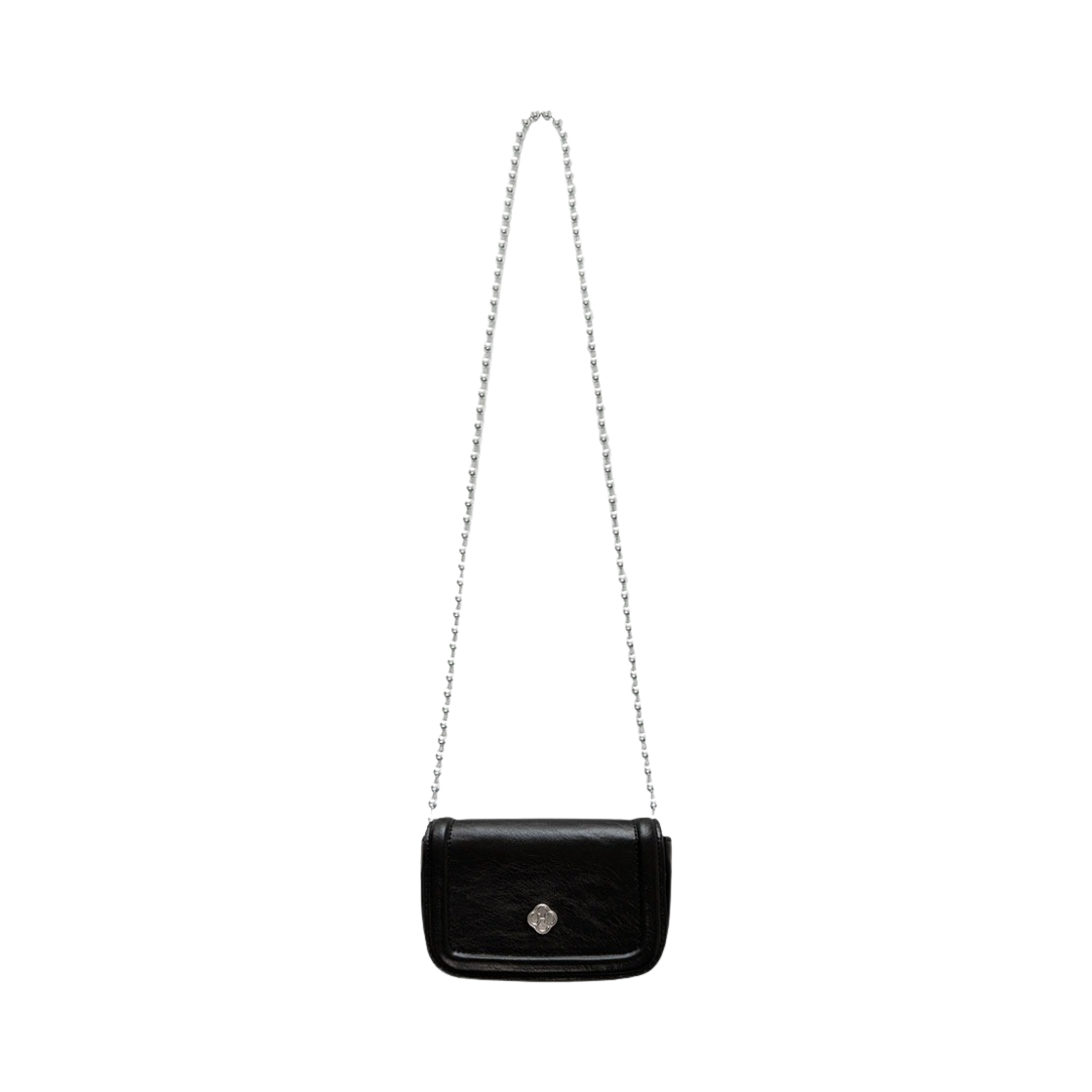 히어리 우먼 포피 체인 미니 백 블랙(Heeari Women Poppy Chain Mini Bag Black)