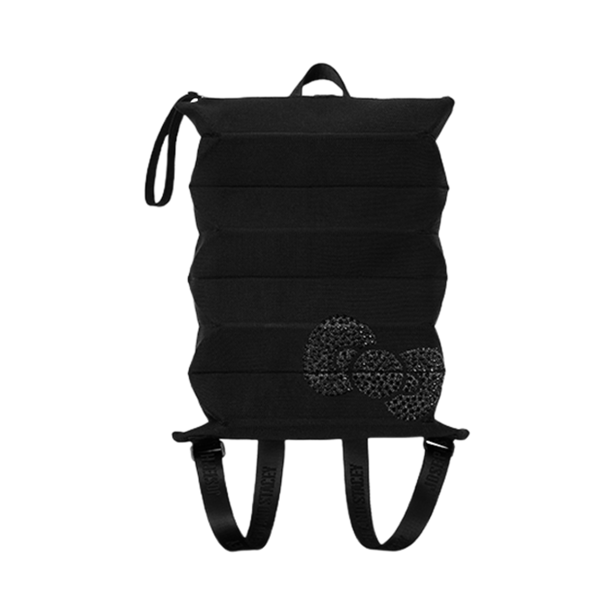 조셉앤스테이시 럭키 플리츠 니트 백팩 스몰 헬로키티 리본 리치 블랙(Joseph&Stacey Lucky Pleats Knit Backpack S Hello Kitty Ribbon Rich Black)