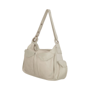 Paloma Wool Belinda Soft Leather Adjustable Shoulder Bag Ecru