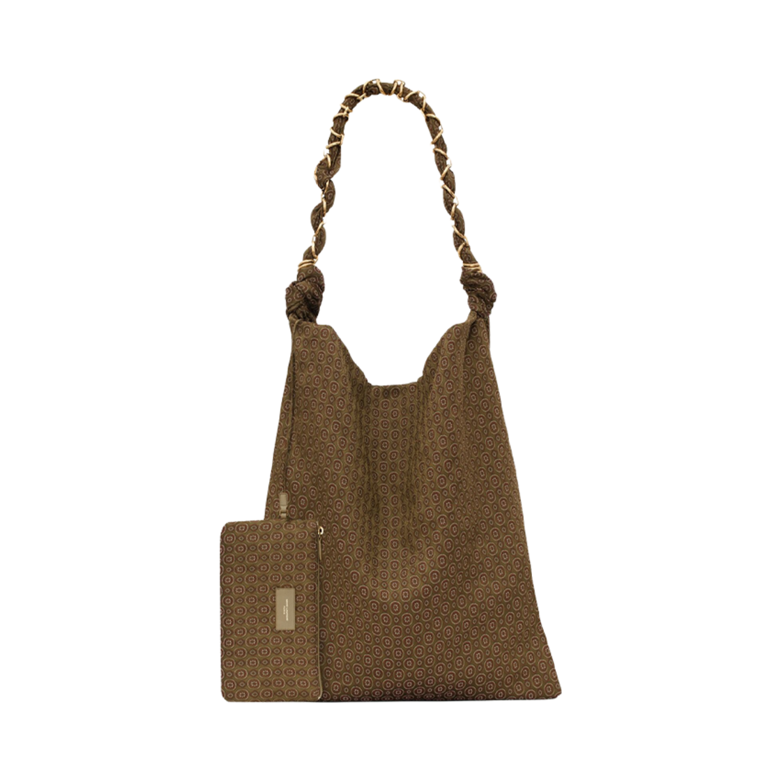 생로랑 아말리아 자카드 오커 멀티컬러(Saint Laurent Amalia in Jacquard Ocre Multicolor) - 2