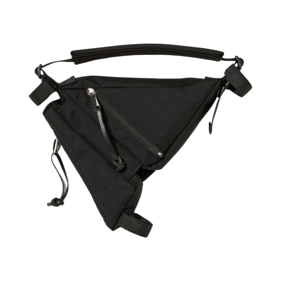 오라리 나일론 새들 백 메이드 바이 아에타 블랙(Auralee Nylon Saddle Bag Made By Aeta Black)
