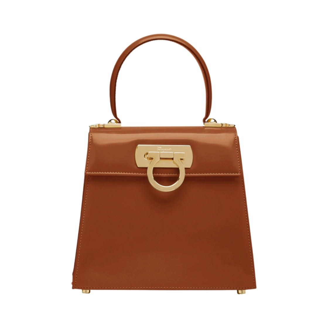 페라가모 스몰 켈리백 레더 브라운(Ferragamo Small Kelly Bag Leather Brown) - 1