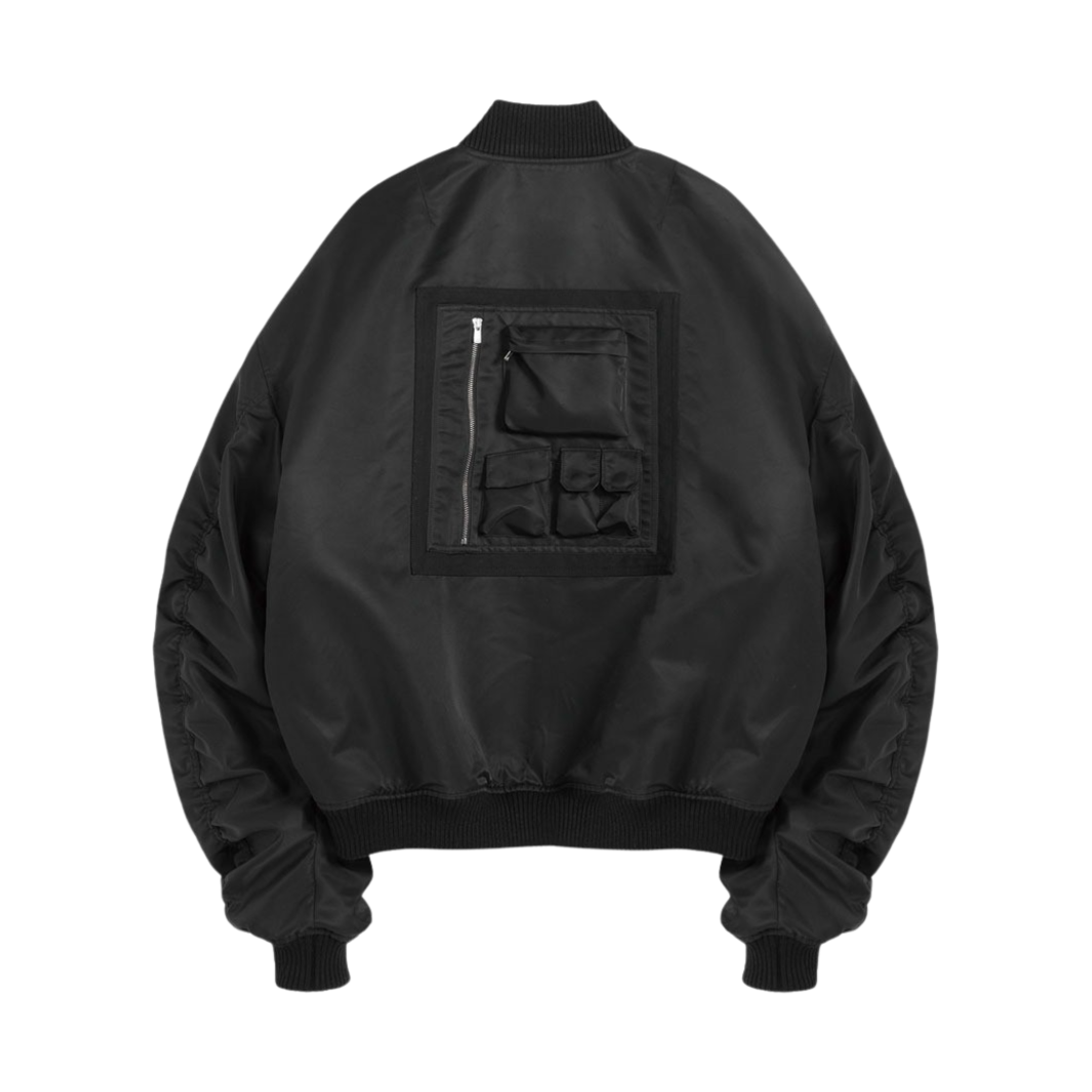 [KREAM 단독] 에스티유 오버핏 백 포켓 봄버 블랙