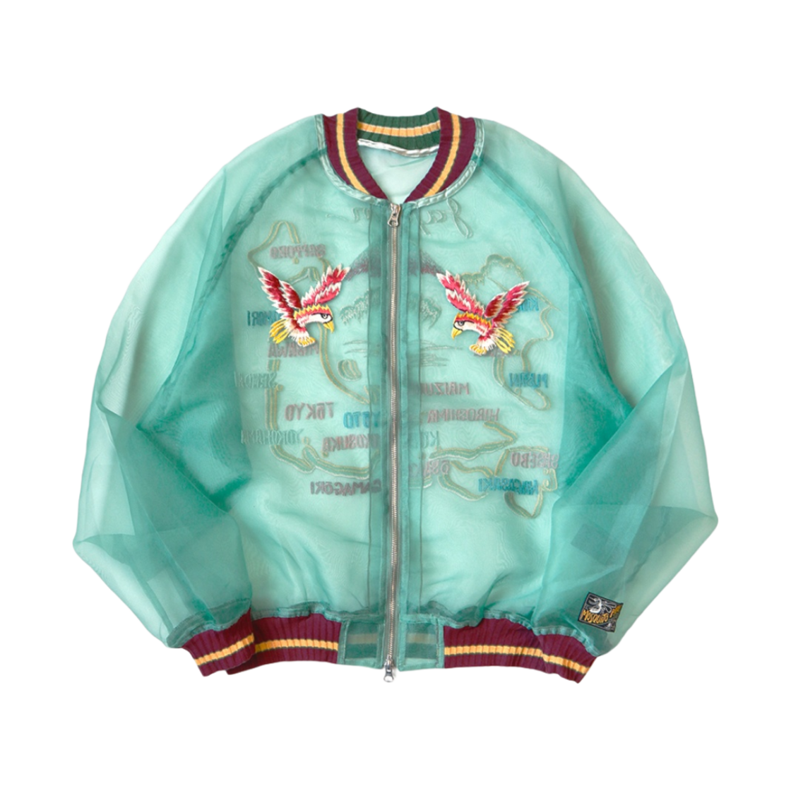 캐피탈 시어 거즈 모스키토 가드 수베니어 자켓 모스 그린(Kapital Sheer Gauze Mosquito Guard Souvenir Jacket Moss Green)