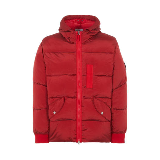 Stone Island 43619 Nylon Metal Econyl Regenerated Nylon Down Jacket Red - 22FW