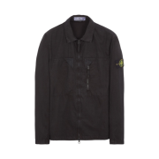 Stone Island 106WN Old Treatment Overshirt Black - 23SS