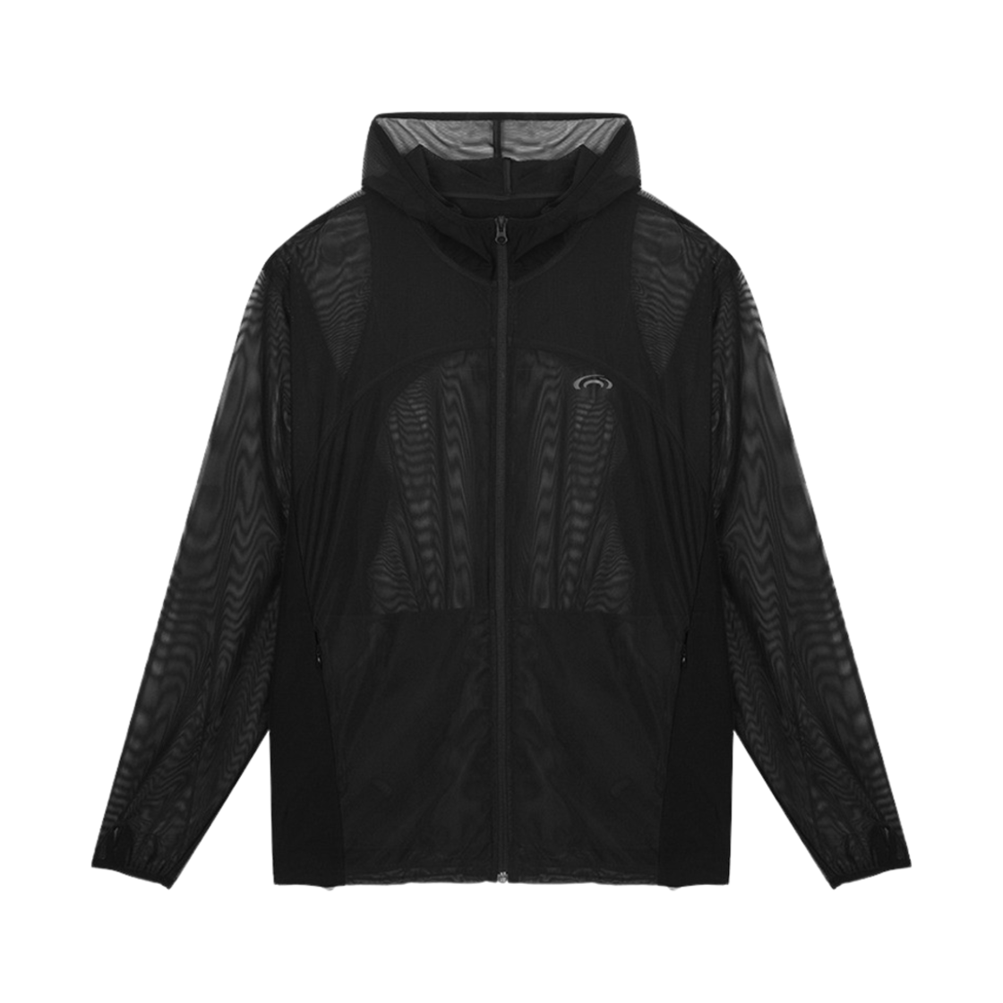 아트오브필드 메쉬 후드 집업 블랙