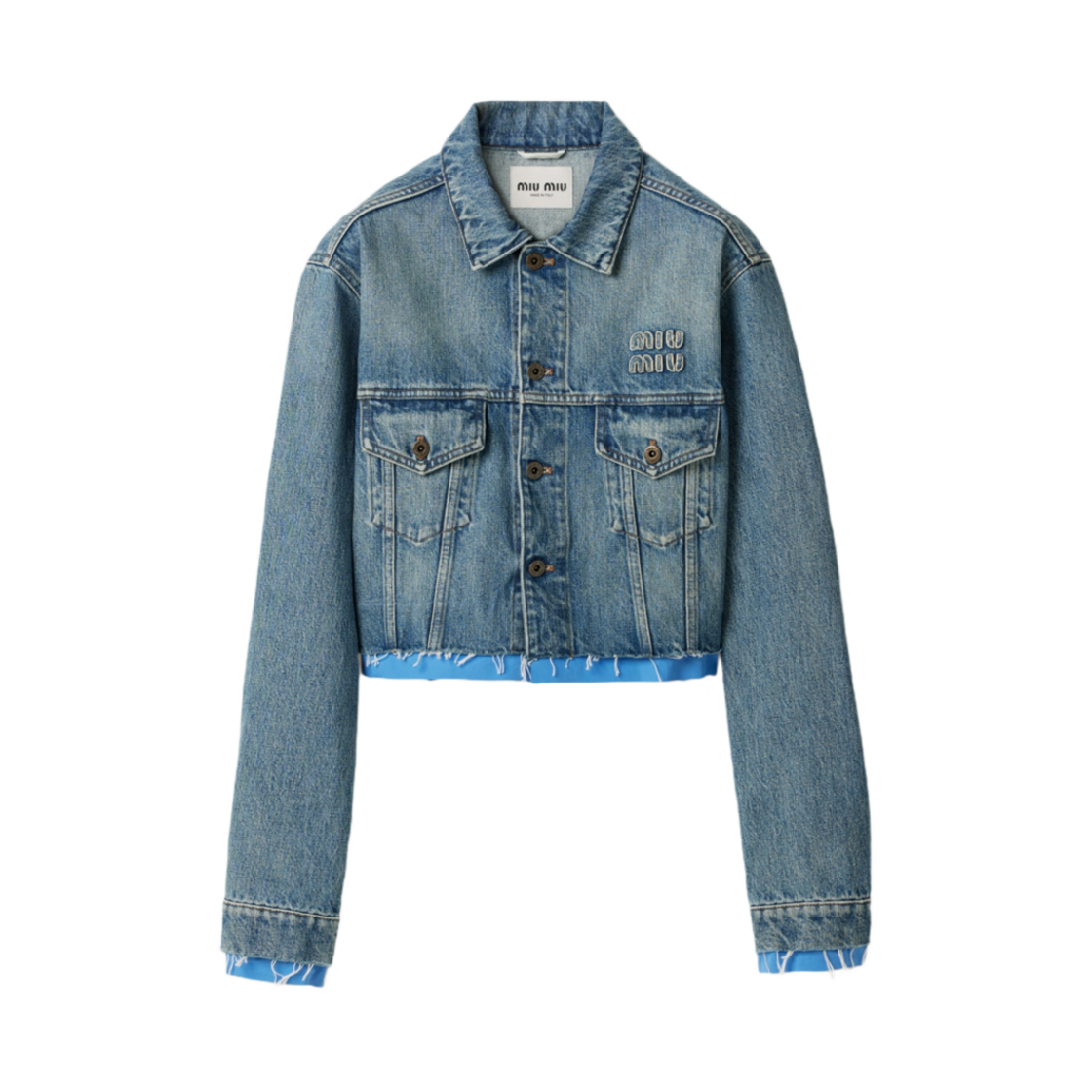 ジャケット・アウター 90s miumiu archive denim military jacket 01ss archive miumiu gimmick denim jacket - メルカリ