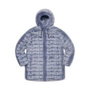 Supreme Faux Fur Hooded Coat Purple - 22SS