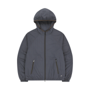 COYSEIO Check Windbreaker Purple