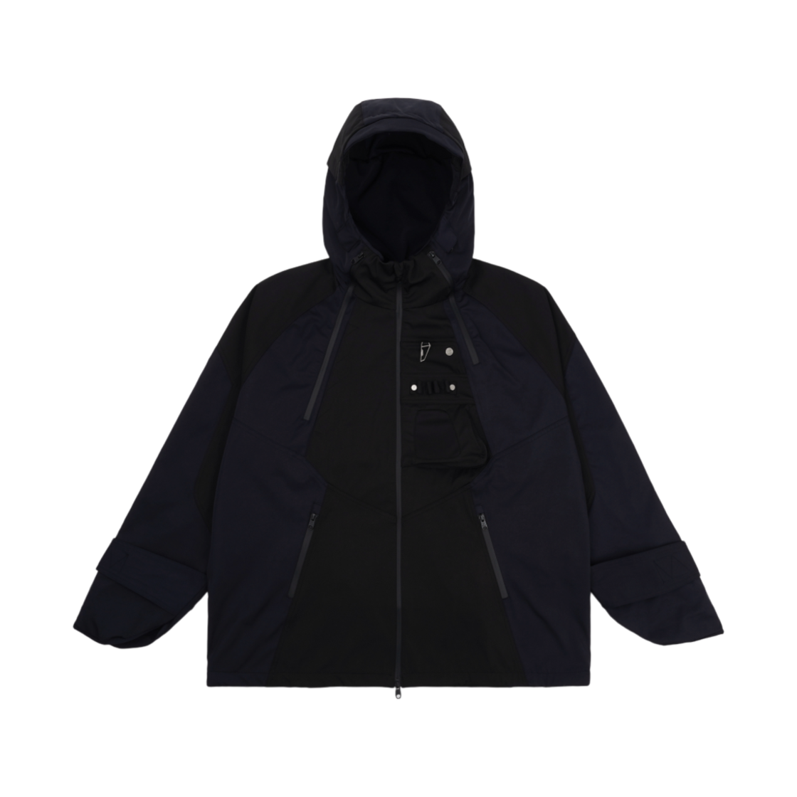 언더마이카 카메 멀티 지퍼 터틀 쉘 파카 에프터 미드나잇 - 22FW(Undermycar Kame Multi Zip Turtle Shell Parka After Midnight - 22FW)