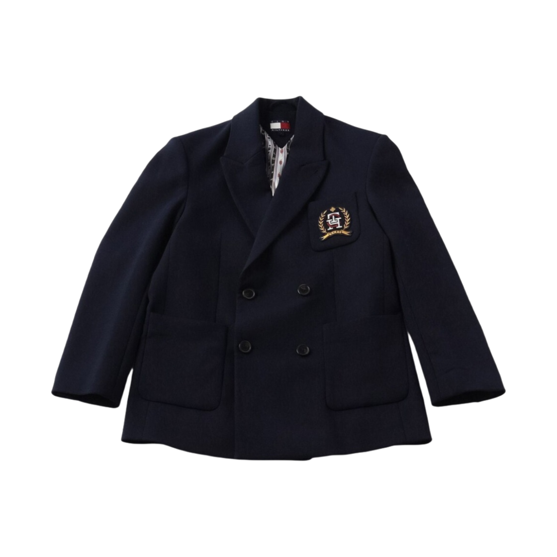 MW34799000 Tommy Hilfiger x Clot Double-Breasted Blazer Navy
