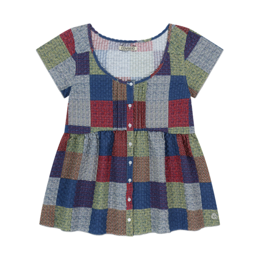 SU2501SH01 COYSEIO Pintuck Blouse Multi
