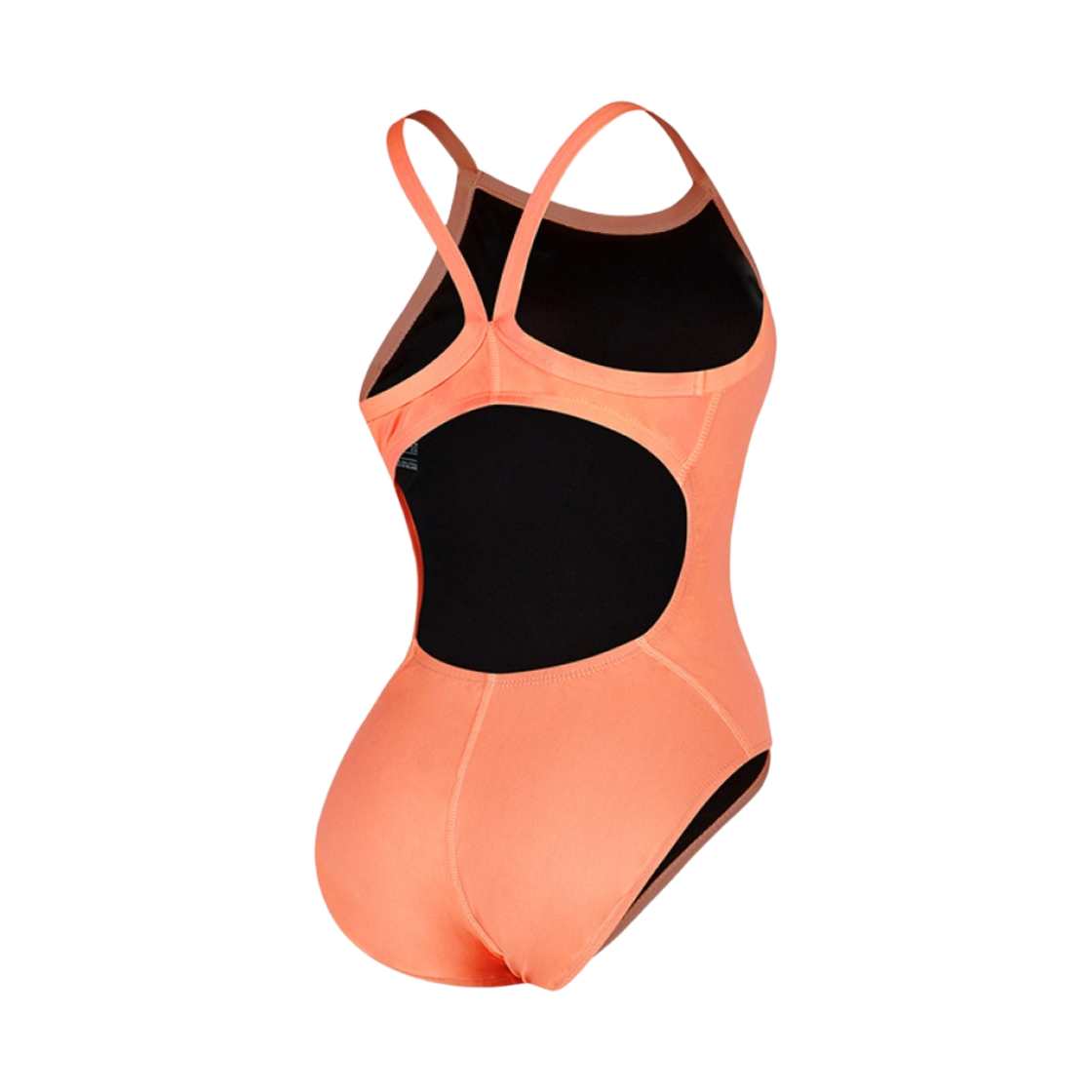(W) 나이키 스윔 앤서 솔리드 레이서백 브라이트 망고((W) Nike Swim Answer Solid Racerback Bright Mango) - 2