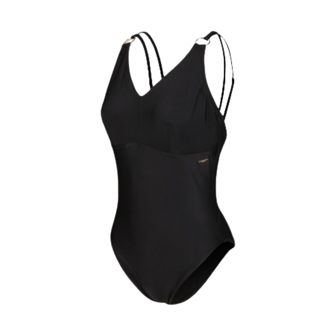 (W) 스피도 원피스 쉐이핑 스트래피 블랙((W) Speedo One Piece Shaping Strappy Black)