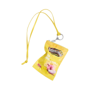 Balenciaga Chips Phone Holder Pouch Yellow