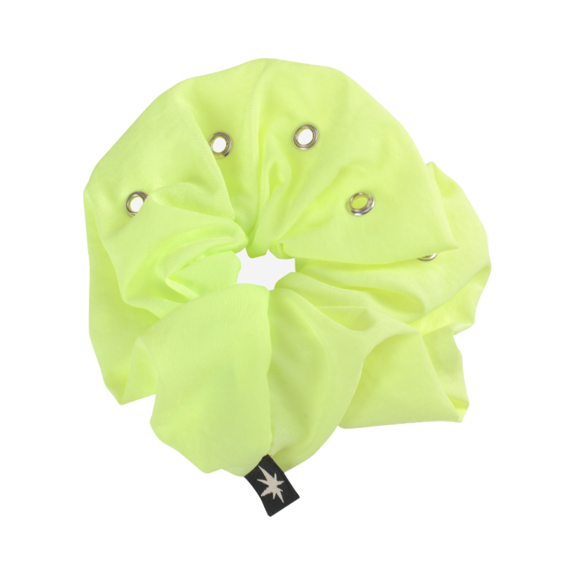 [KREAM 단독] 베이컨트 아카이브 아일렛 스크런치 라임([KREAM 단독] Vacant Archive Eyelet Scrunchie Lime)