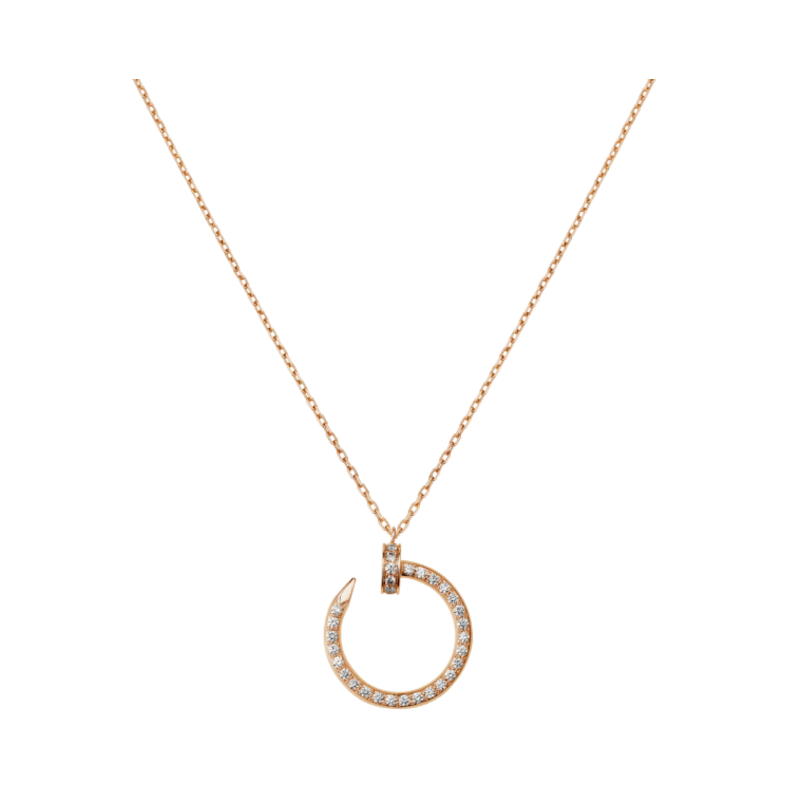 까르띠에 저스트 앵 끌루 네클리스 핑크 골드 다이아몬드(Cartier Juste un Clou Necklace Pink Gold Diamonds) - 1