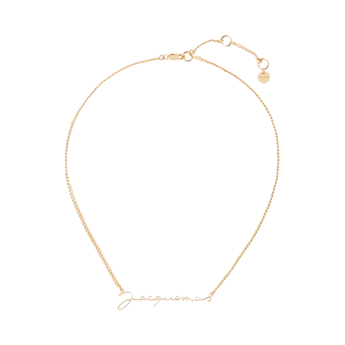 자크뮈스 라 체인 시그니쳐 로고 체인 네클리스 골드(Jacquemus La Chaine Signature Logo Chain Necklace Gold)