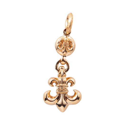 120 100 007 Hansroom Chrome Hearts 22K One Ball BS Fleur Charm