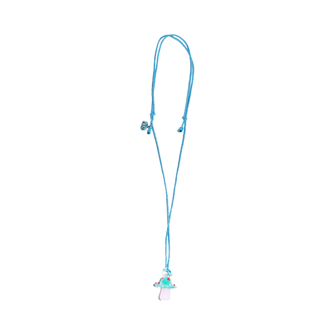 #104_02 NiRO.SERENDiPiTY I love Mushroom Necklace Poly Strap #104 Mint