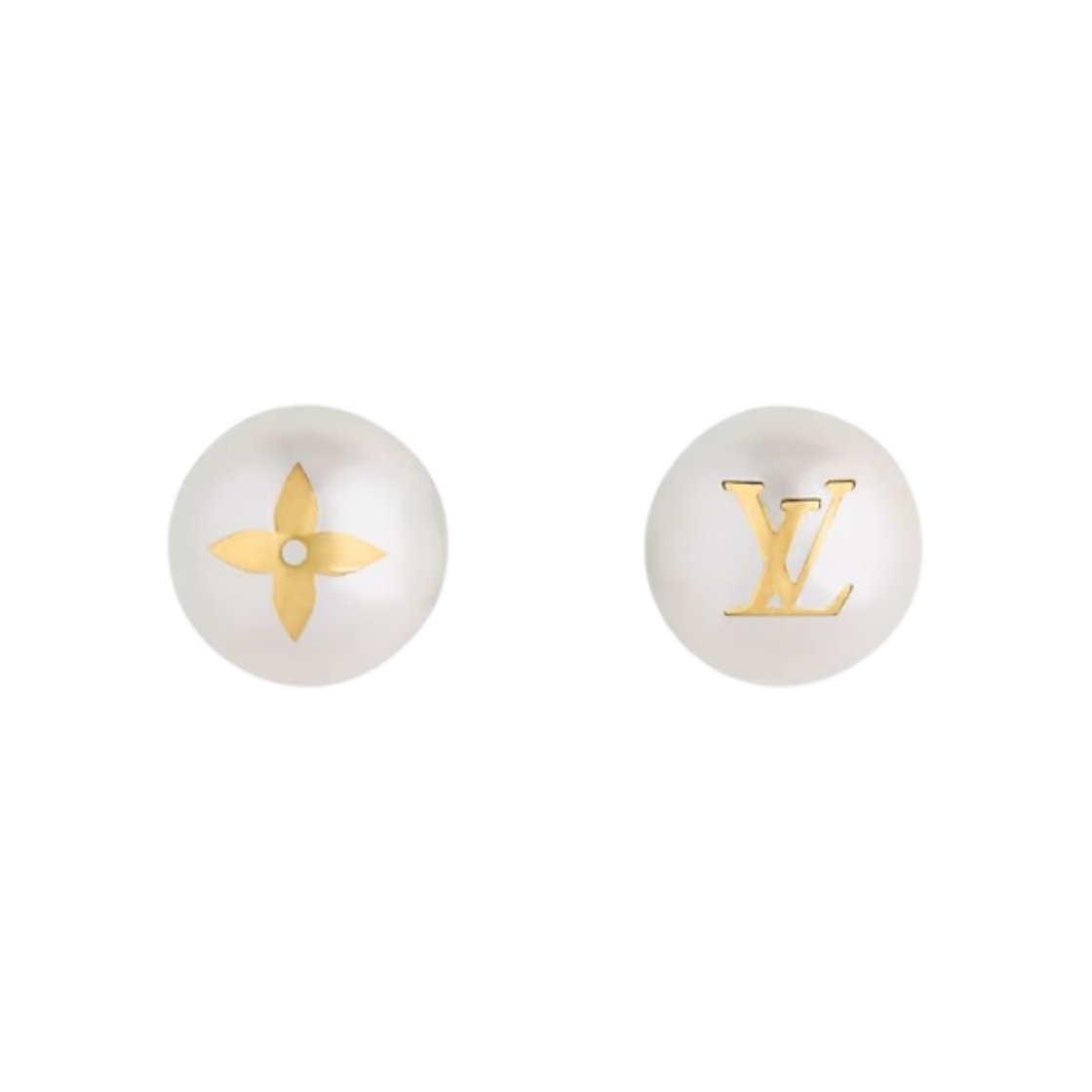 (W) 루이비통 마이 믹스 펄 이어링 골드((W) Louis Vuitton My Mix Pearl Earrings Gold) - 1