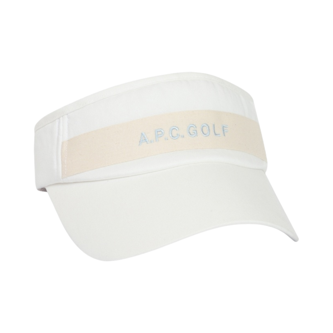 아페쎄 골프 라흐디 썬 바이저 화이트(A.P.C. Golf Lardy Sun Visor White)