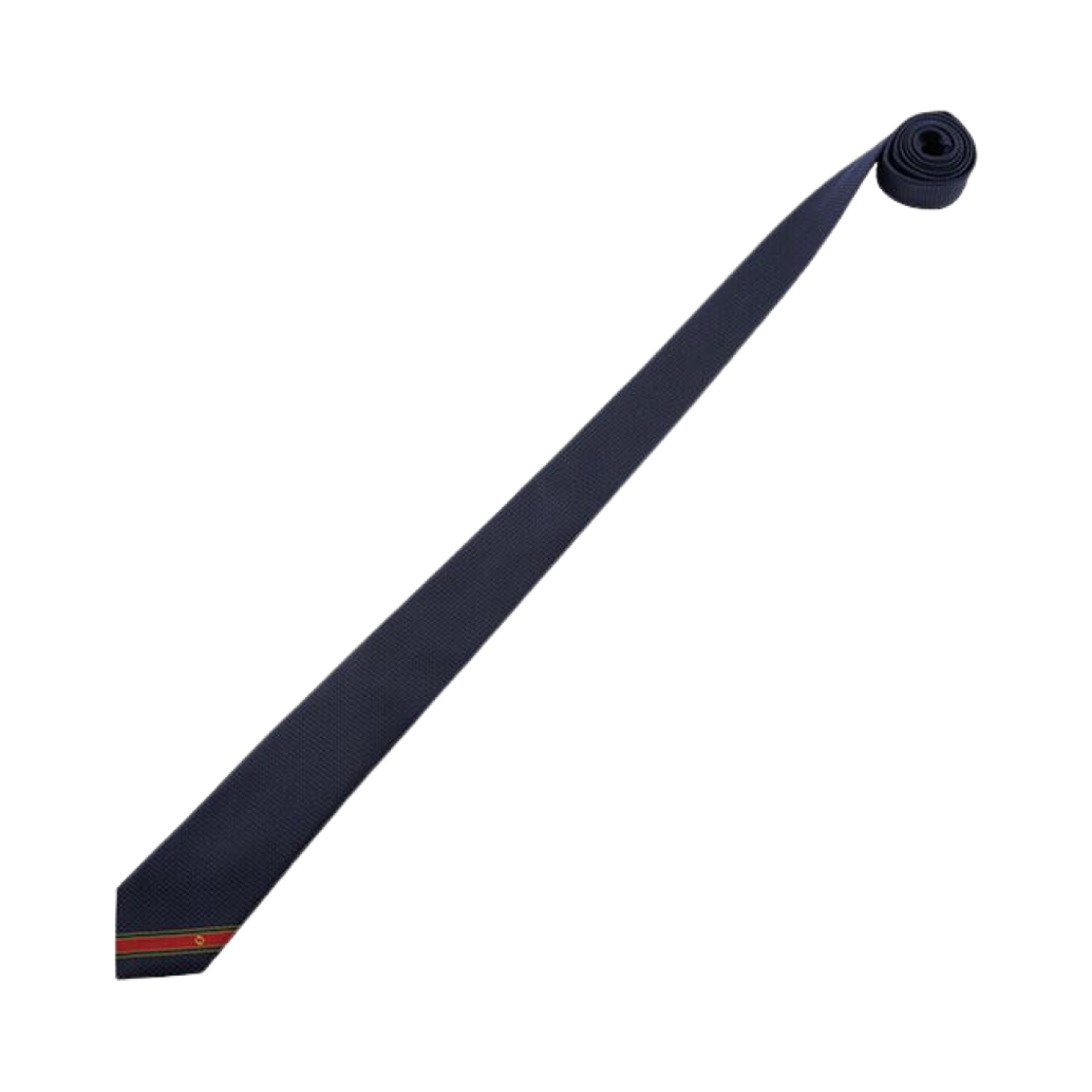 구찌 인터로킹 G 디테일 실크 타이 네이비 블루(Gucci Silk Tie with Interlocking G Detail Navy Blue) - 2